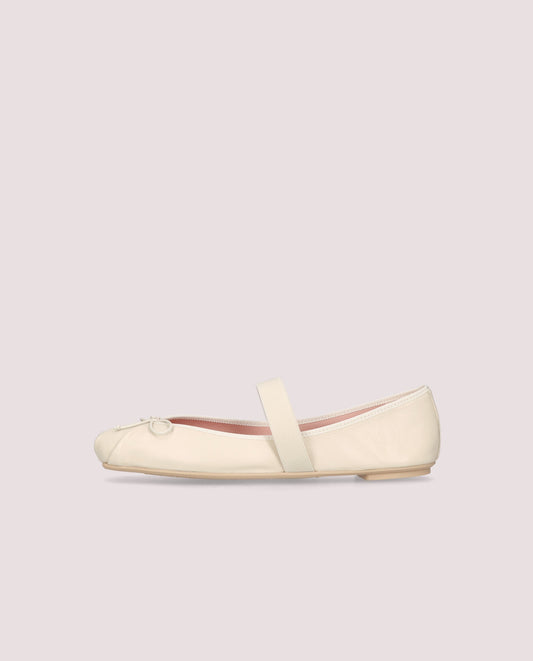 CAMILLE BLUE FABRIC BALLET FLATS