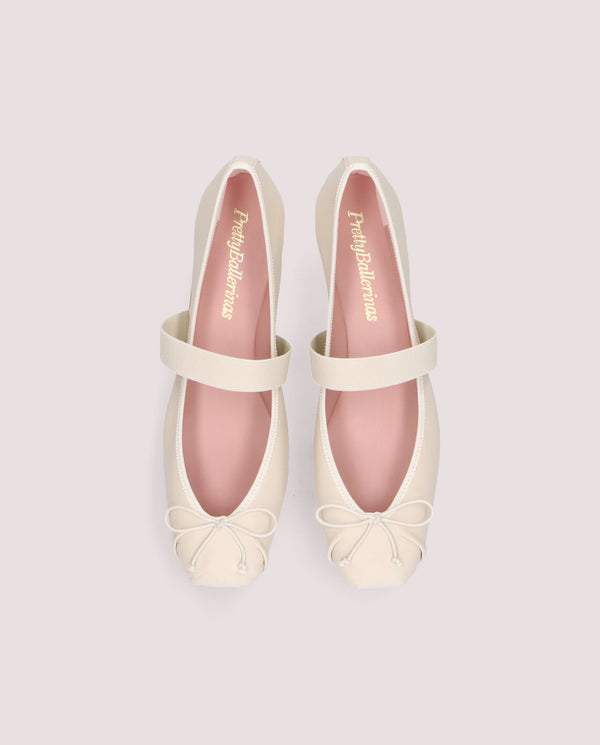 KRISTEN BALLET FLATS BEIGE LEATHER