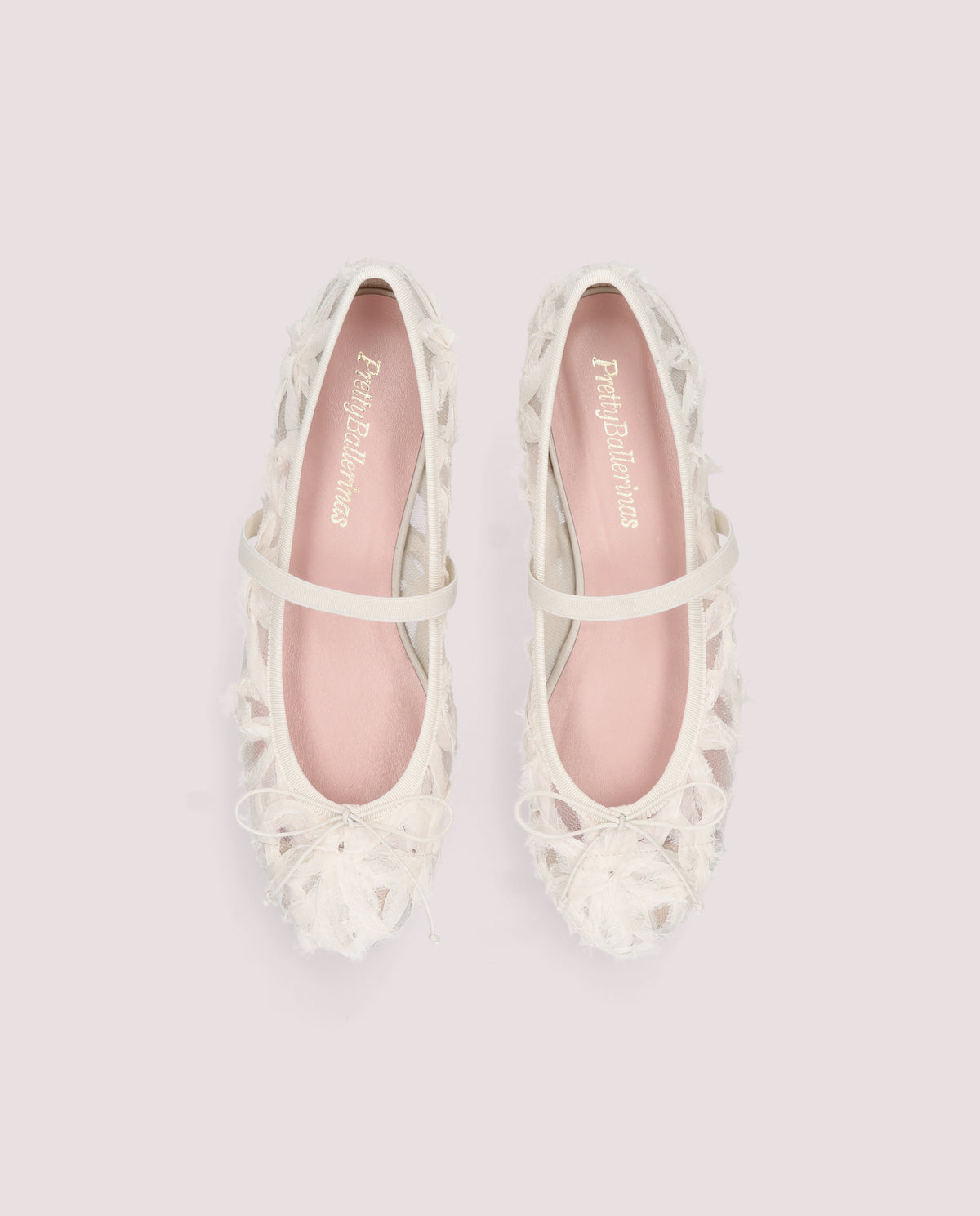 NICOLE BALLERINA IN WHITE MESH