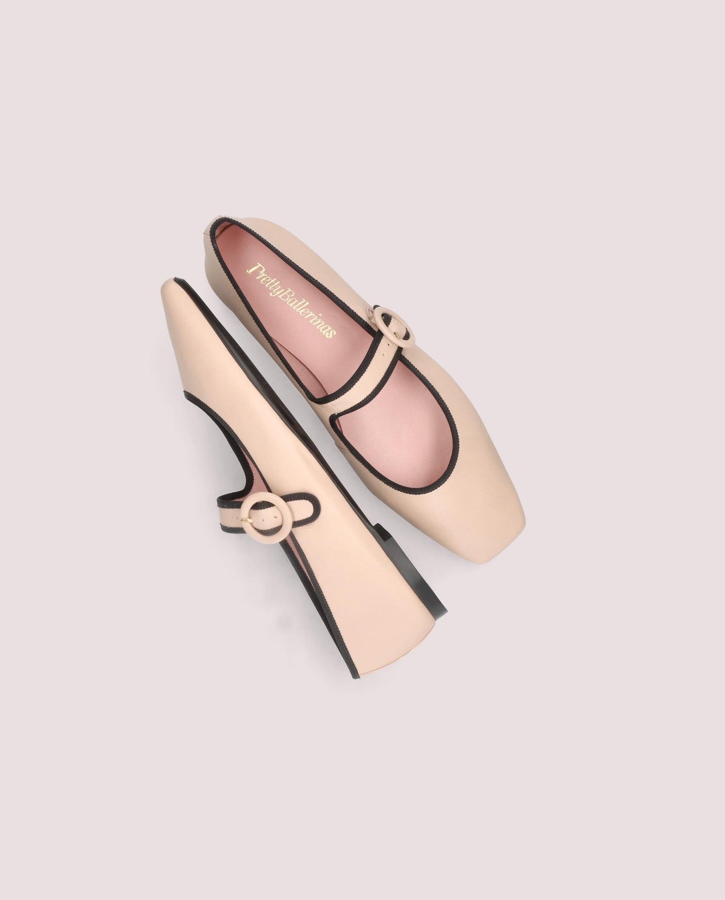 CAMILLE BALLERINA IN NUDE LEATHER