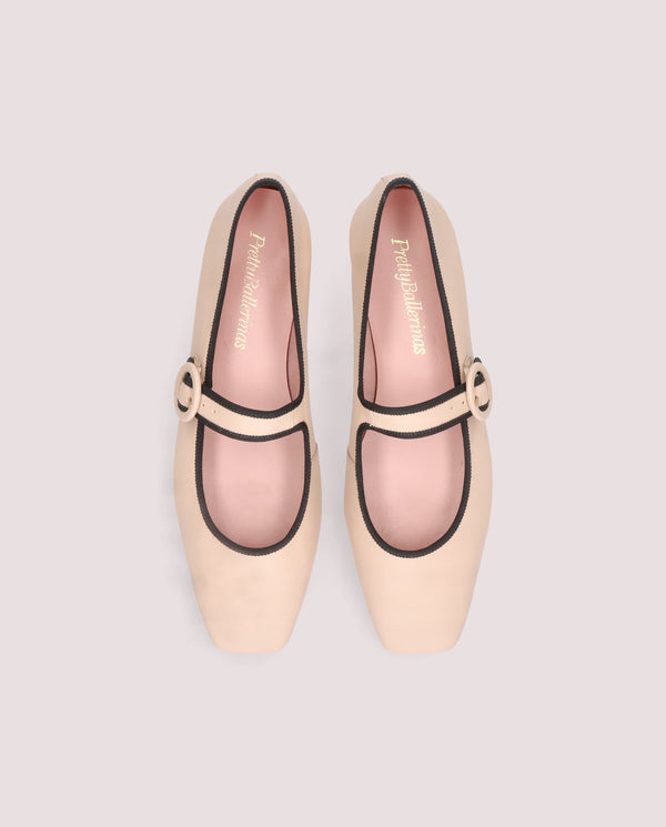 CAMILLE BALLERINA IN NUDE LEATHER