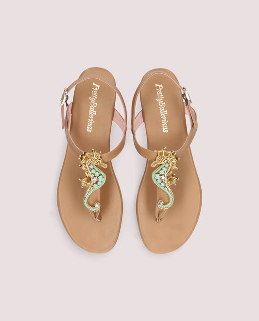 JUDY SANDAL IN TAN LEATHER