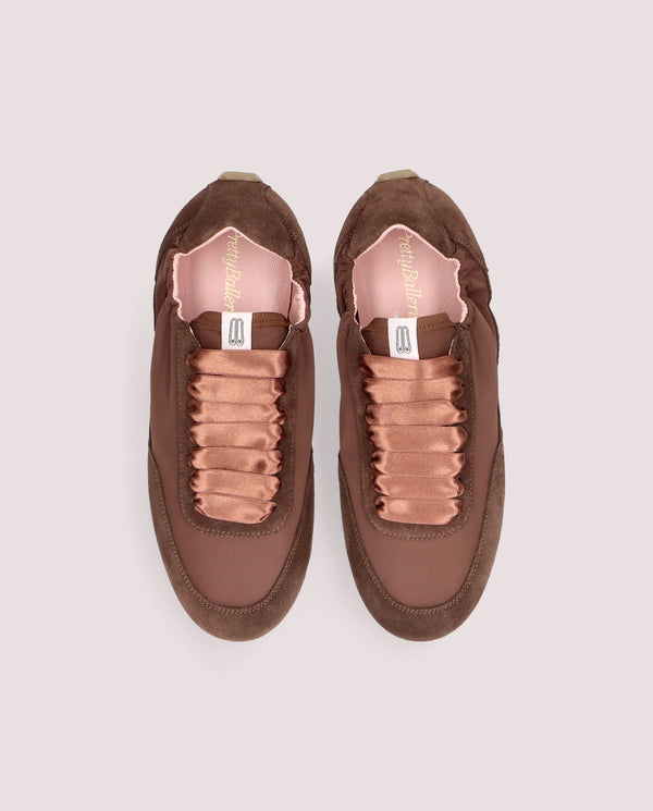 Margot Brown Sneaker - top view