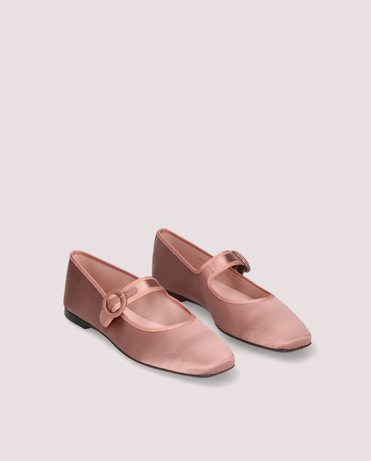 CAMILLE DUSTY PINK MARY JANE BALLET FLAT