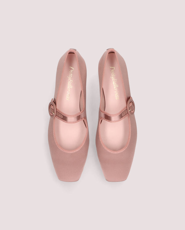 CAMILLE DUSTY PINK MARY JANE BALLET FLAT