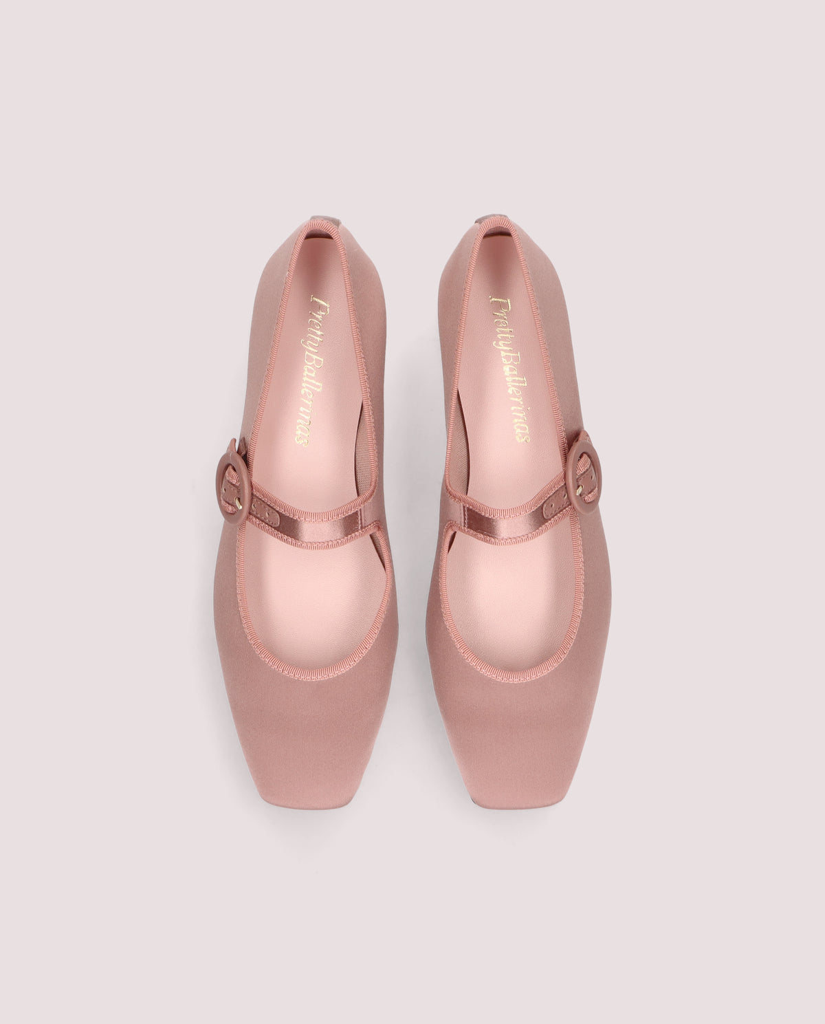 CAMILLE DUSTY PINK MARY JANE BALLET FLAT