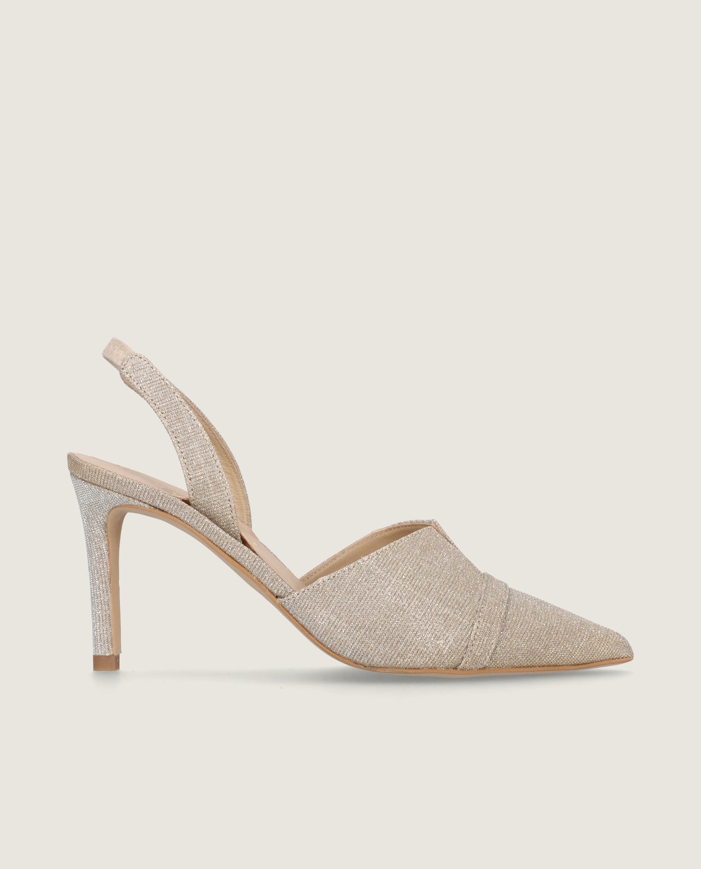 MASCARÃ“ LAUREN SHIMMER POINTED SLINGBACK PUMP