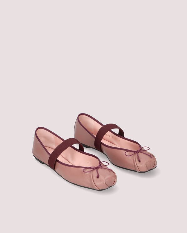 Kristen Ballet Flats PINK LEATHER