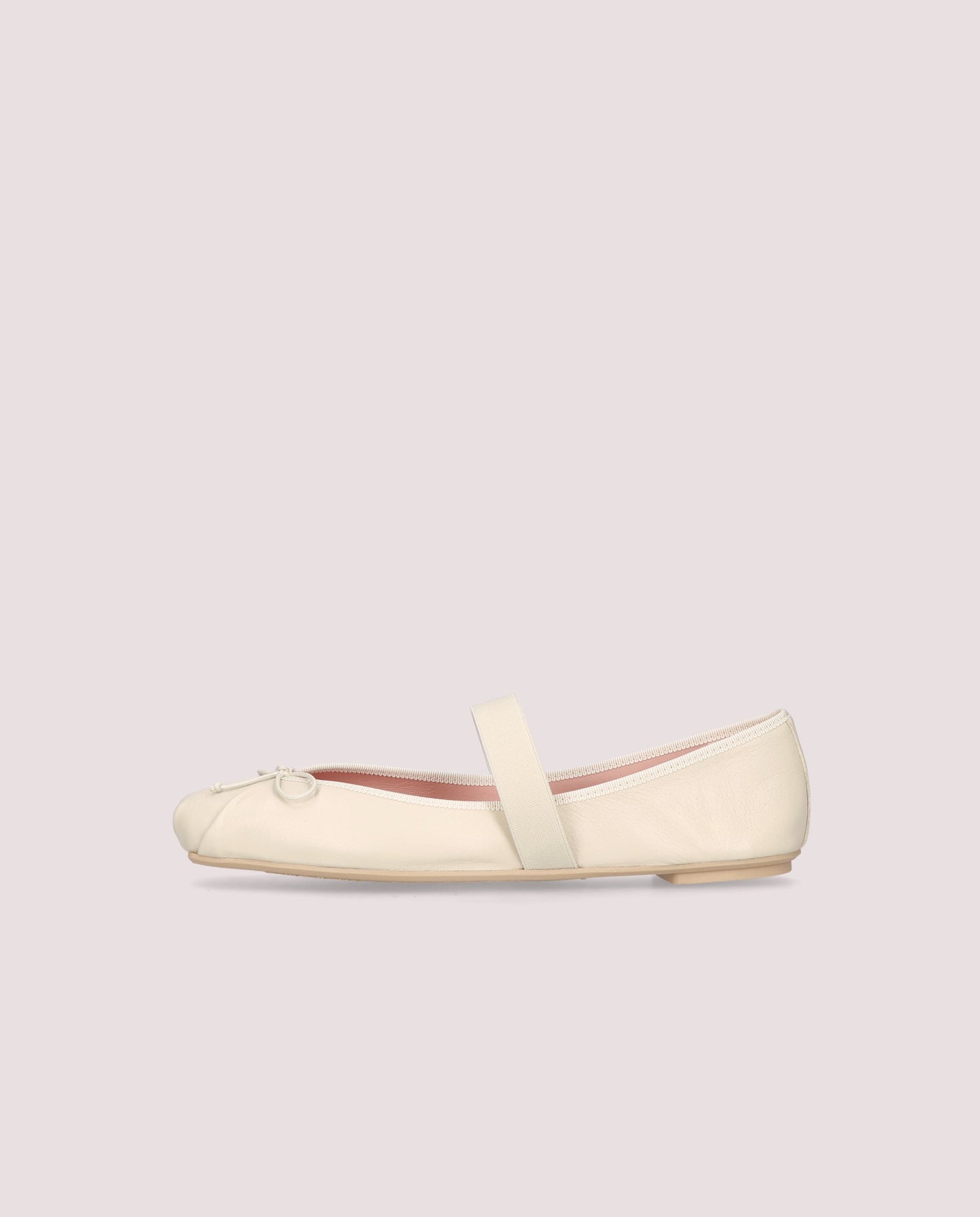 KRISTEN BALLET FLATS BEIGE LEATHER