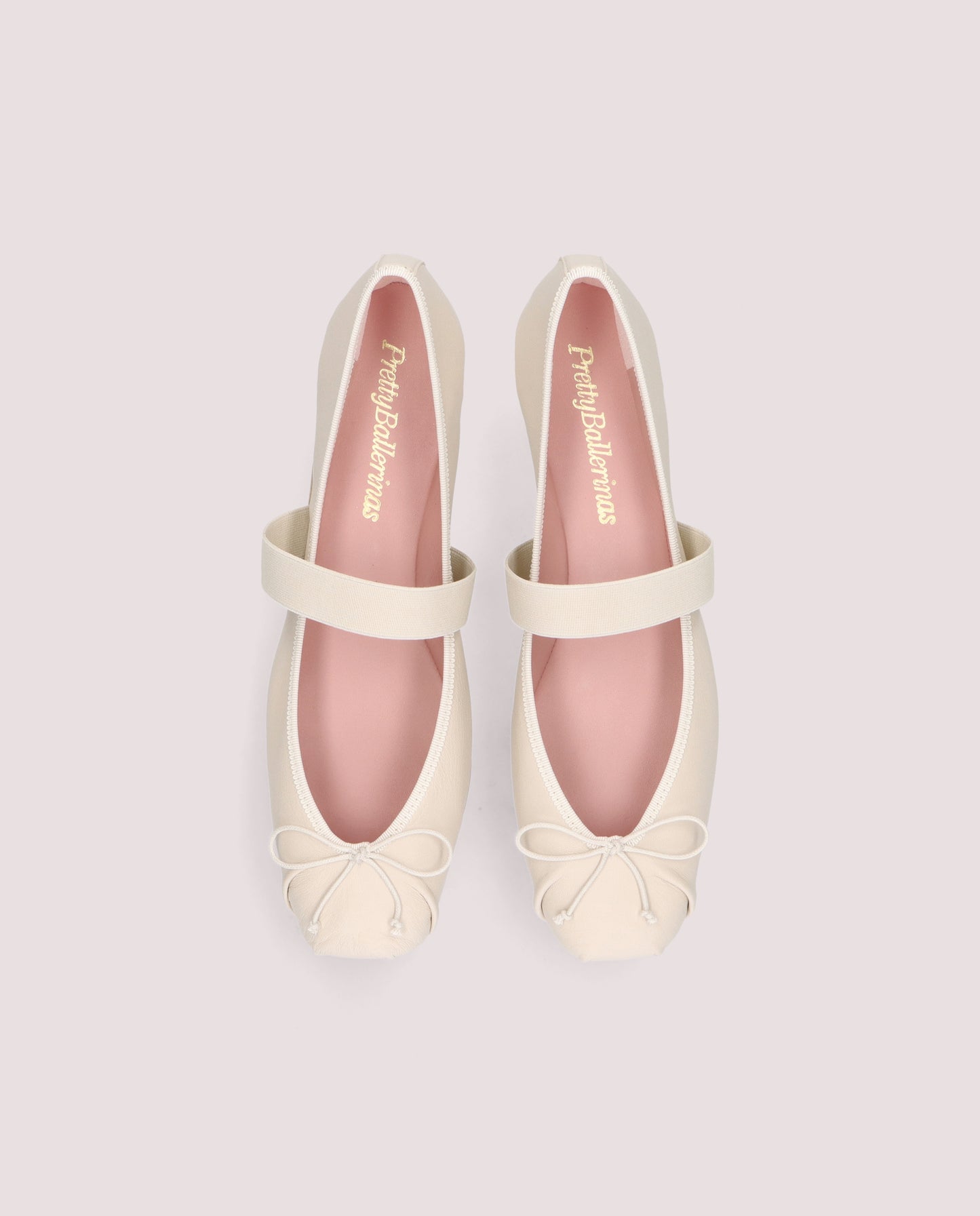 KRISTEN BALLET FLATS BEIGE LEATHER