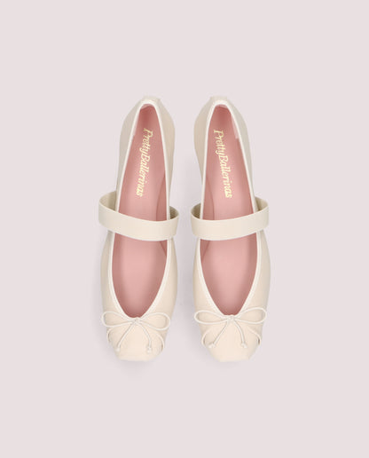 KRISTEN BALLET FLATS BEIGE LEATHER
