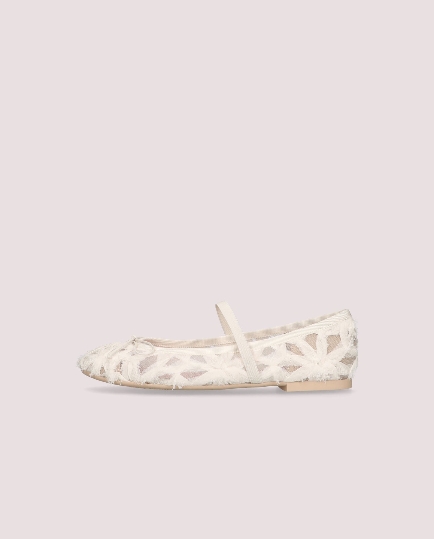 NICOLE BALLERINA IN WHITE MESH