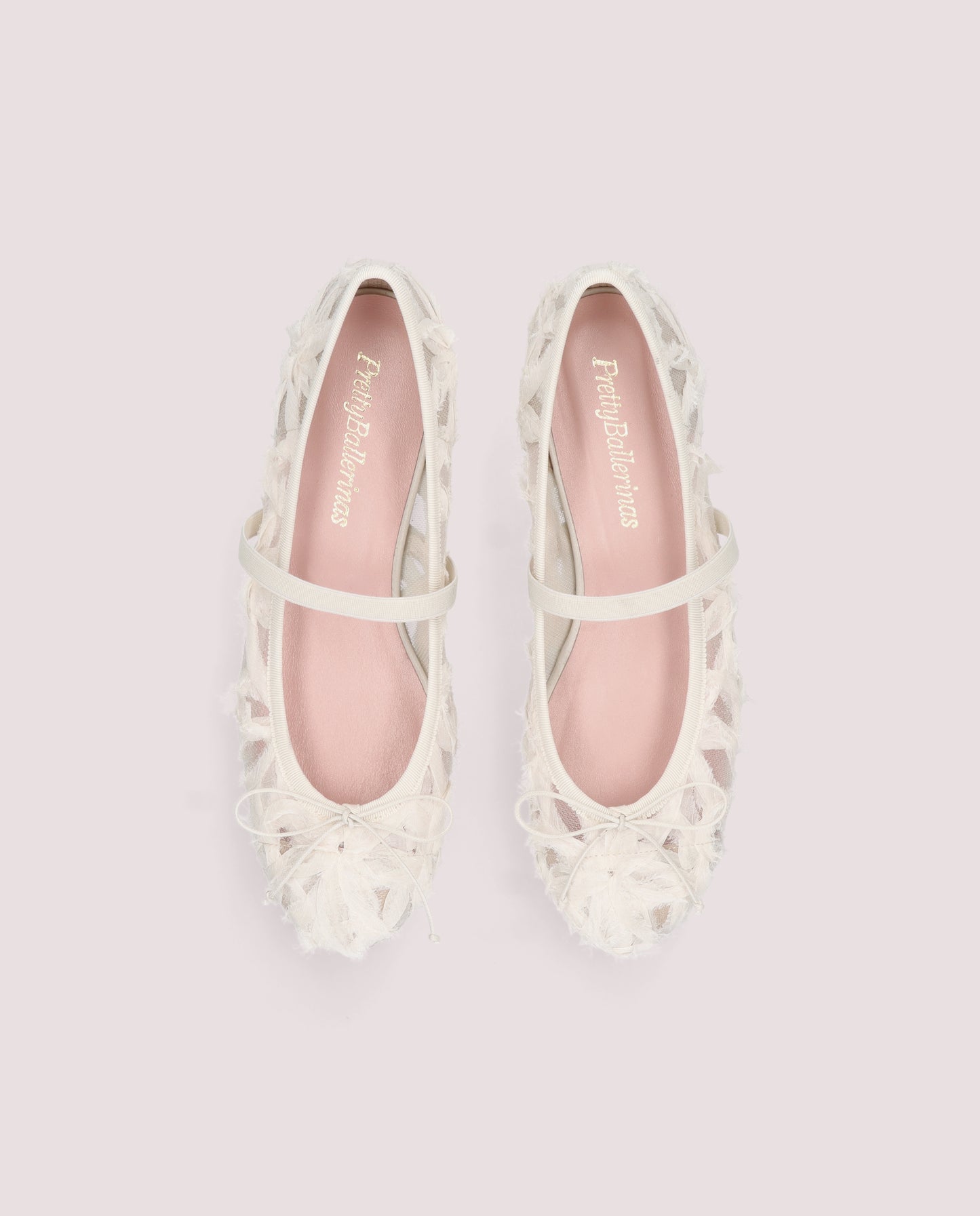 NICOLE BALLERINA IN WHITE MESH