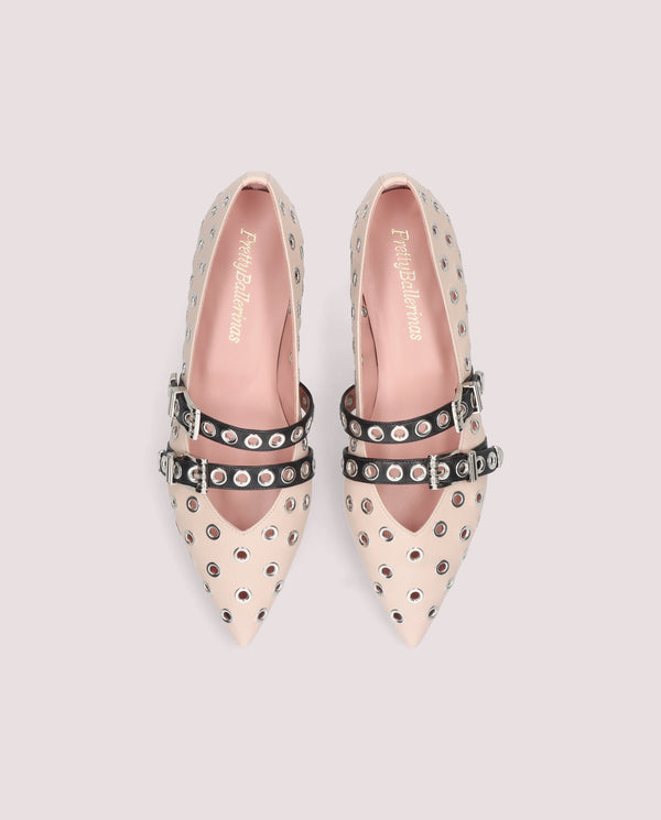 ELLA EYELET POINTED MARY JANE