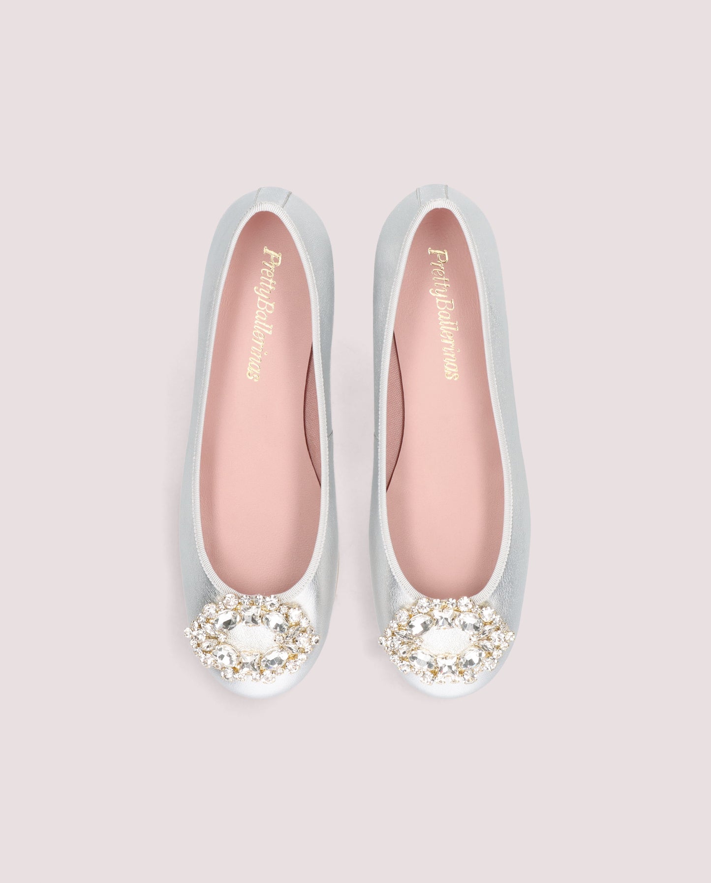 Duchess Jewel Pump — Silver