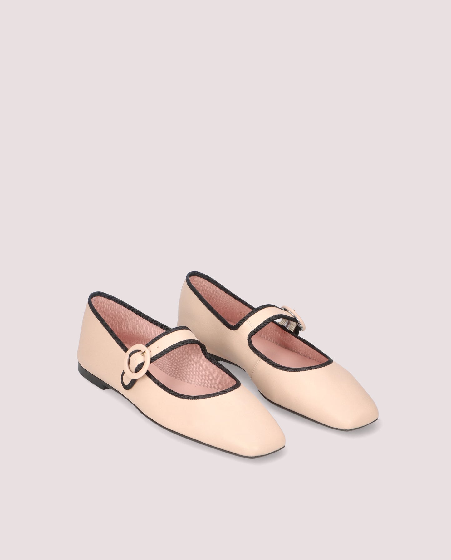 CAMILLE BALLERINA IN NUDE LEATHER