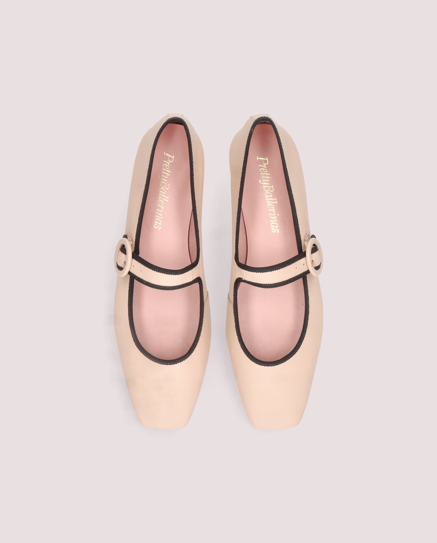 CAMILLE BALLERINA IN NUDE LEATHER