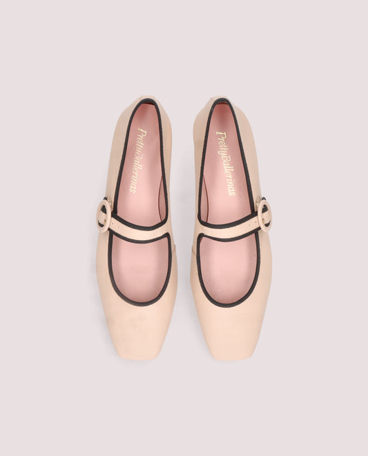CAMILLE BALLERINA IN NUDE LEATHER