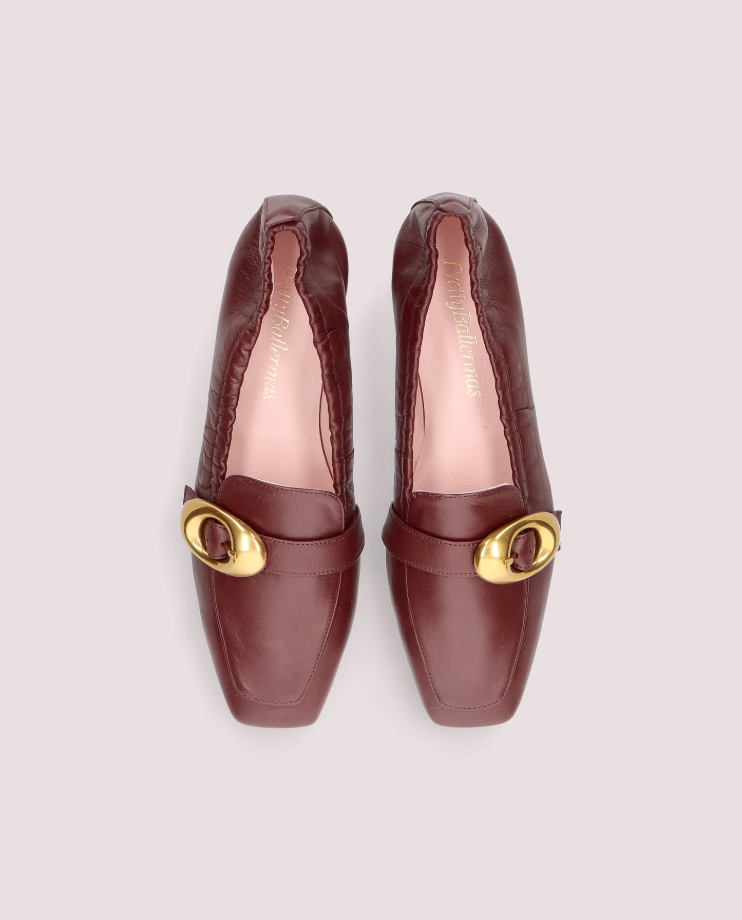 Colette Buckle Loafer — Burgundy
