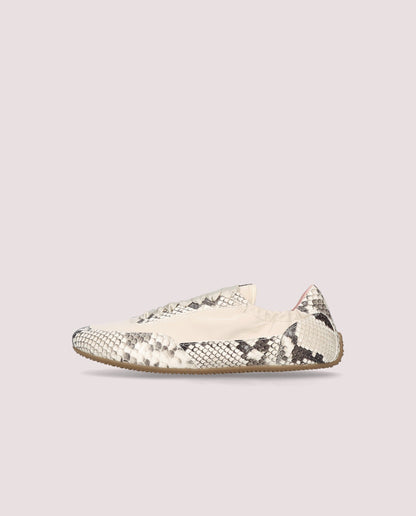 Margot Snake Print Sneaker - side view