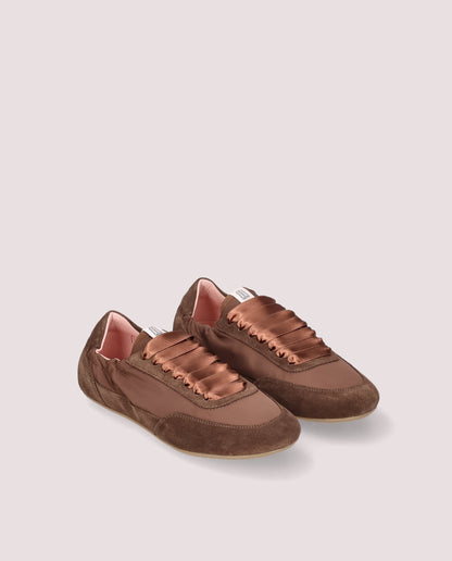 Margot Brown Sneaker - angled view