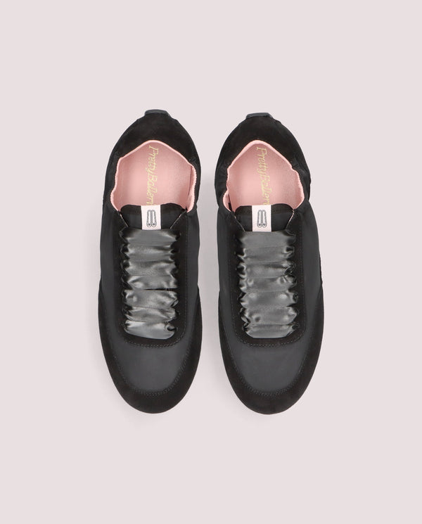 Margot Black Sneaker - top view