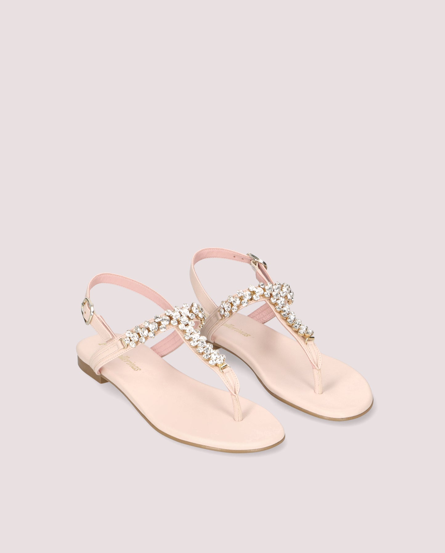 JUDY SANDAL IN SOFT MAKE UP PINK LEATHER