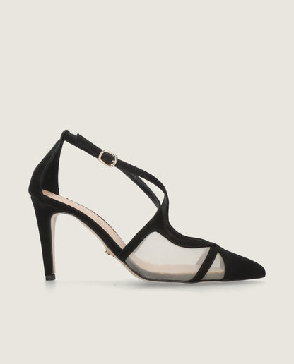 Elle Black Slingback Heel