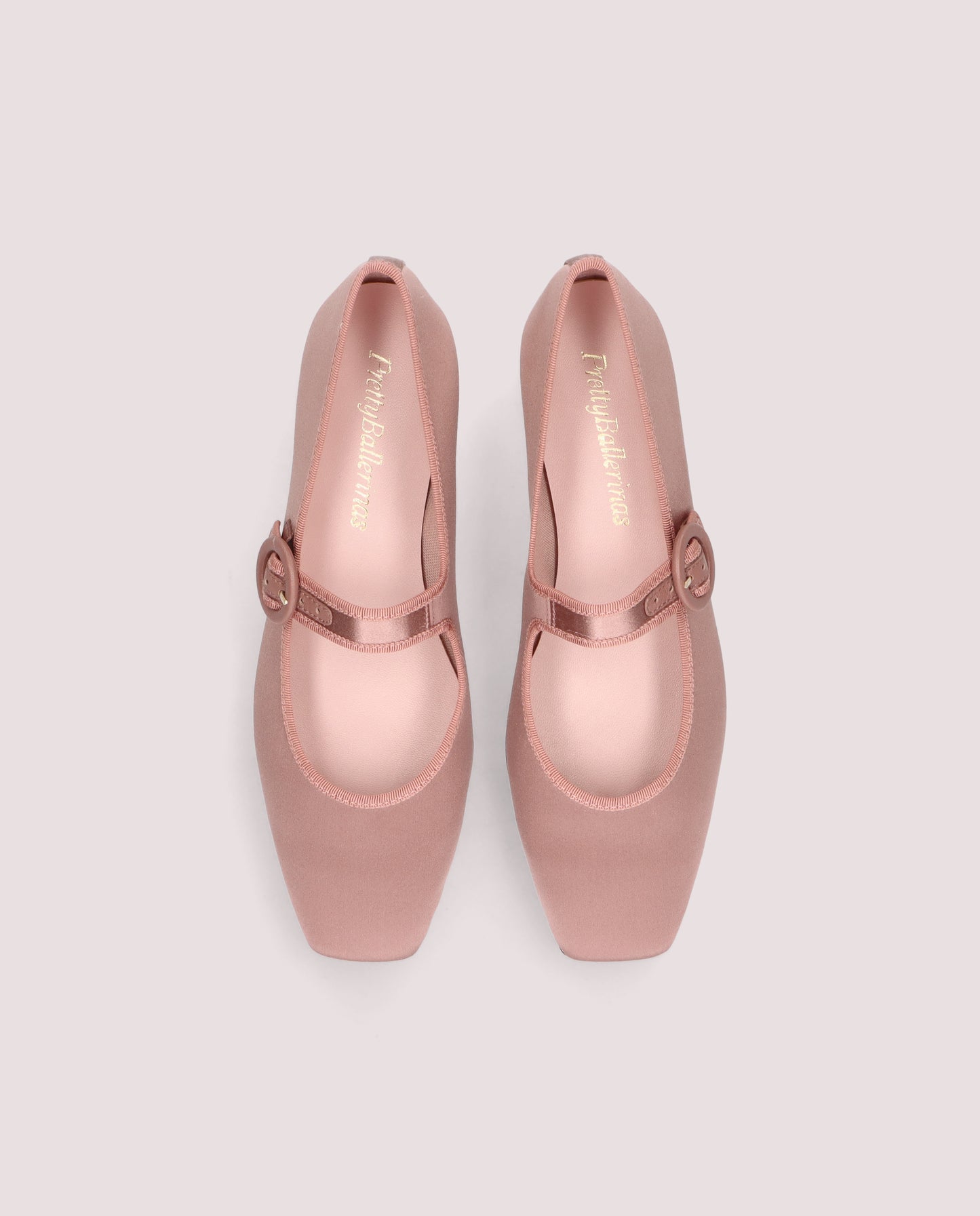 CAMILLE DUSTY PINK MARY JANE BALLET FLAT