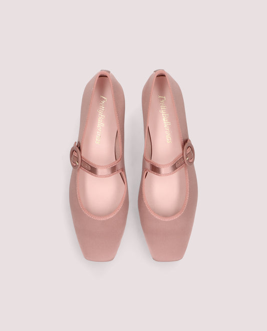 CAMILLE DUSTY PINK MARY JANE BALLET FLAT