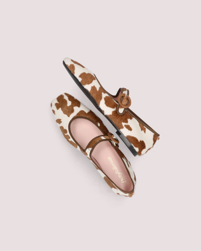 CAMILLE BALLET BLATS ANIMAL PRINT PONY